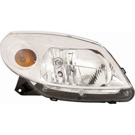 Phare avant droit H4 chromé Dacia Sandero 1 2008-2012