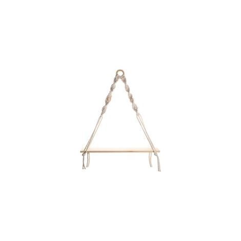 Étagère murale décorative en macramé – Style bohème pour salon ou chambre (1/5)