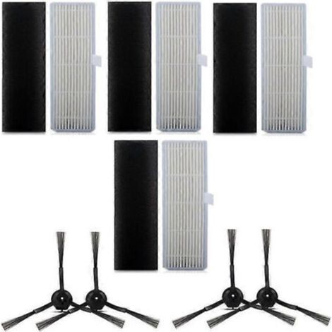 Kit de repuestos para cepillos laterales y filtros para la barredora Uoni V980 Plus. (1/5)