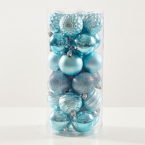 Boules de Noël dorées, décorations pour sapin de Noël, boules décoratives en plastique à surface mate ou brillante, w (1/4)
