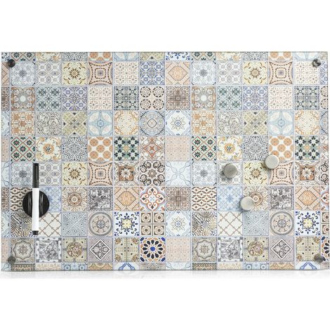 Lavagnetta memo in vetro effetto mosaico 60x40 cm (1/5)