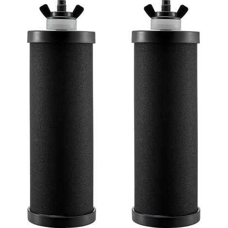 VEVOR Wasserfilter-Ersatz Reinigungselemente Ersatzfilter 2er-Pack (2 Aktivkohlefilter), Schwerkraft-Wasserfiltersystem-Ersatz, kompatibel mit den meisten Marken, leicht austauschbarer Wasserfilter (1/5)
