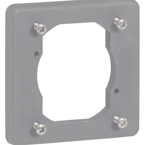Legrand 052119 Piastra adattatore Hypra per il montaggio di prese a bassa tensione