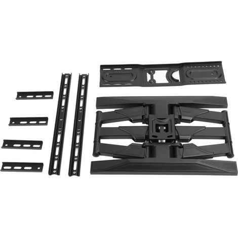 Support Mural TV Full Motion Acier 45,5kg Pivotant Inclinable 45-75 Pouces Écran Plat (1/5)