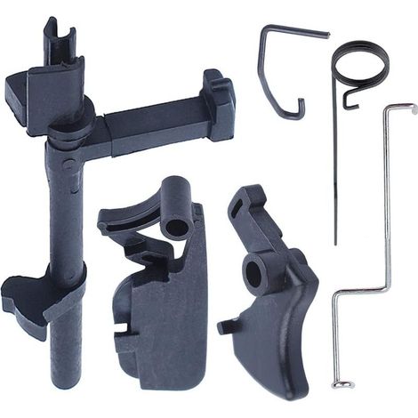 1 - Gashebel-Set - Stihl Kettensäge - Ersatzteile MS170 MS180 017 018 - Robustes ABS-Kunststoff - Schwarz (1/5)
