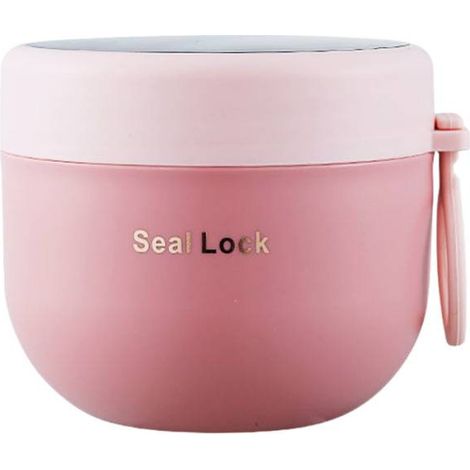 Suppenbecher aus Edelstahl – 600 ml doppelwandiger, isolierter Suppenbecher  Auslaufsicherer Isolierbecher für Suppen und warme Speisen, ideal für Reisen, Schule und Picknicks
