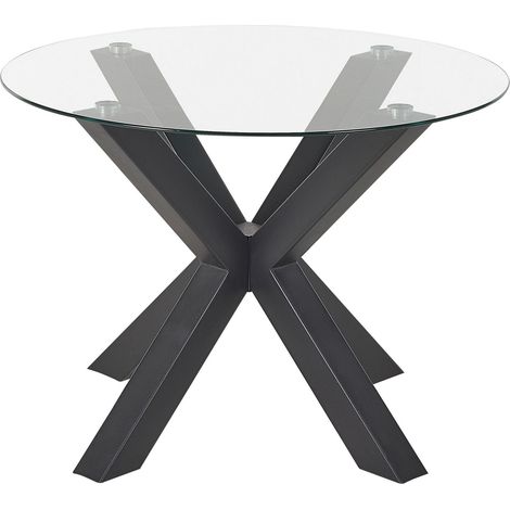 Esstisch OTIUM Schwarz 100 cm 100 cm