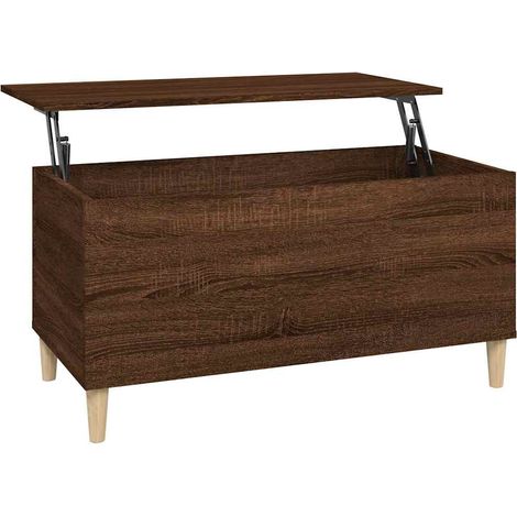 Table basse de salon, Table Café, Chêne marron 90x44,5x45 cm Bois d'ingénierie OIB4338E (1/5)