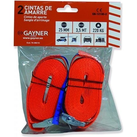 AM 25x3,6x2 CINCHAS DE AMARRE GAYNER 78-380/10