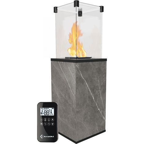 Terrassenheizer Patio Quarzsinter Naturali Grey automatische Steuerung 8,2kW (1/5)