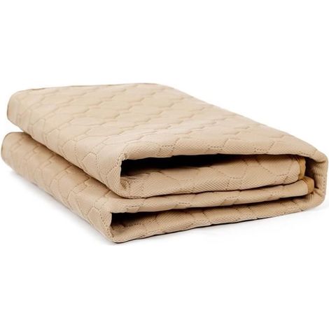 Matelas de couchage absorbant l'eau pour la formation de chiot chaton lapin Beige M (1/4)