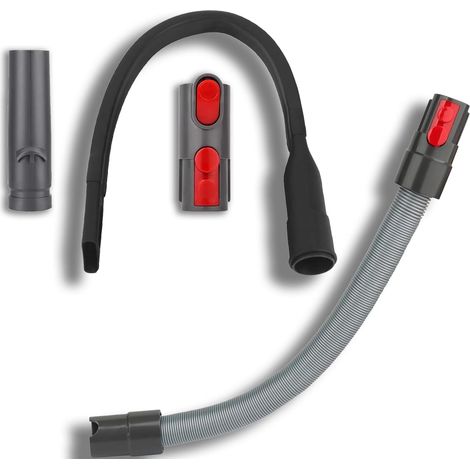Kit de accesorios para aspiradoras Dyson: juego de 4 accesorios con manguera flexible extensible, boquilla flexible para ranuras y adaptadores, para Dyson V15 V12 V11 V10 V8 V7 (1/5)