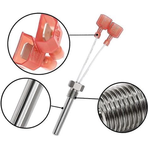 Deux capteurs de cheminée 42002-0024S pour les systèmes électriques de chauffage de piscine et de spa Pentair SR200 SR333 SR400. (1/4)