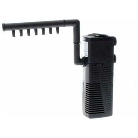 Filtre Intérieur Aquarium, 8W 600L/H Filtre Interne pour Aquarium 80 litres Filtre Pompe Aquarium pour Petit Réservoir, Aquariums d'eau Froide ou Tropicaux, Réservoir de Tortues