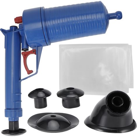 Déboucheur manuel puissant pour toilettes, éviers et canalisations bouchées – Outil de nettoyage pour salle de bain et cuisine. (1/5)