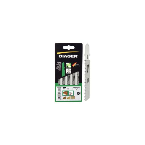 Lames De Scies Sauteuses Bi-metal Pour Lamines Et Stratifies Réf. L000w5désignation 5 Lameslongueur 80 / 55 Mmdenture 13 Tpi (1, (1/2)