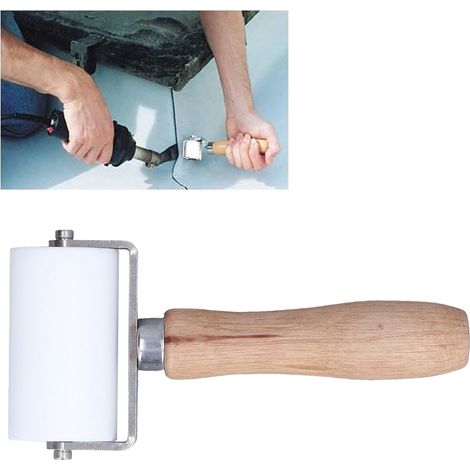 Rouleau de pression en téflon/PTFE de 70 mm, rouleau de pression manuel résistant aux hautes températures (1/5)