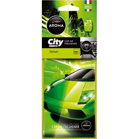 Aroma CAR city card deodorante per ambienti al limone