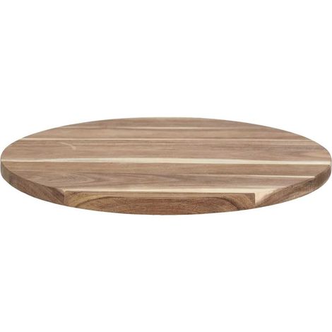 Plateau Tournant Ø35cm en Acacia Massif (1/5)