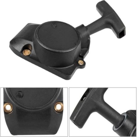 1 démarreur à lanceur universel pour débroussailleuse, coupe-bordures, outils de jardinage (noir) (1/3)