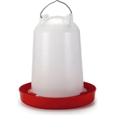 1 Abreuvoir Plastique 12 Litres, Résistant Pour Poule, Volaille, Élevage