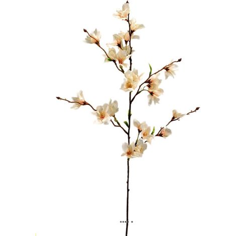 Branche de cerisier artificiel fleuri H 69 cm (1/3)
