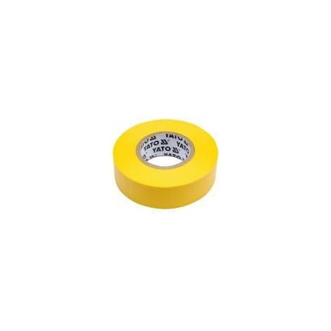 Nastro isolante elettrico 19mmx20mx0.13mm, giallo YT-81654 yato