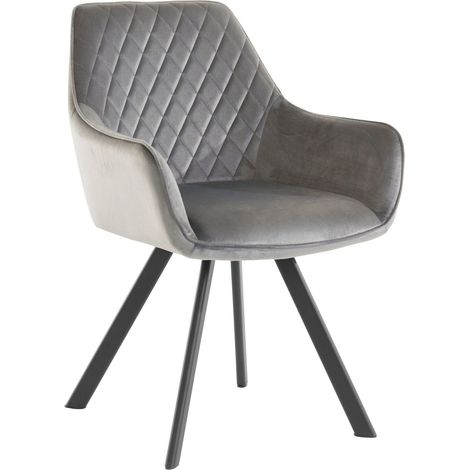 Olga-Fauteuil 1 Pack Gris