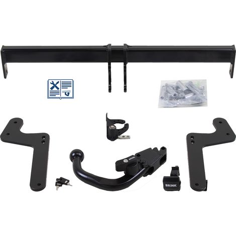 Attelage rotule démontable Brink + faisceau Trail-Tec universel 7 broches - DACIA DUSTER (1/2)