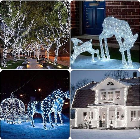 Lichternetz Außen 2x3 M – LED Weihnachtsbeleuchtung Warmweiß Mit Stecker, Fernbedienung, Timer, 8 Modi, IP44 – Für Garten & Balkon