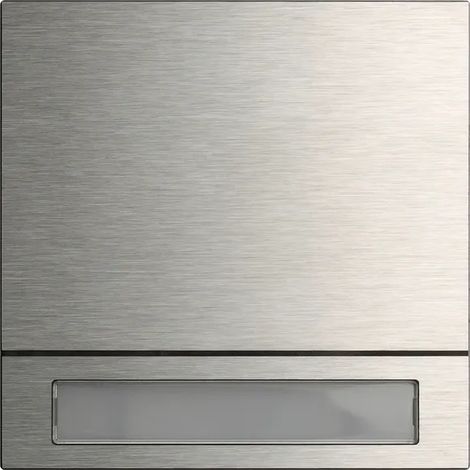 Gira Módulo de pulsador de llamada 1f System 106 Acero inoxidable [5531920], 5531 920