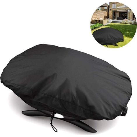 Housse de Protection Étanche pour Barbecue 67,1 x 44 x 32 cm en Polyester Enduit PVC -