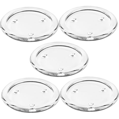 Lot De Dessous De Verre Ronds Pour Bougies Piliers Supports (1/5)