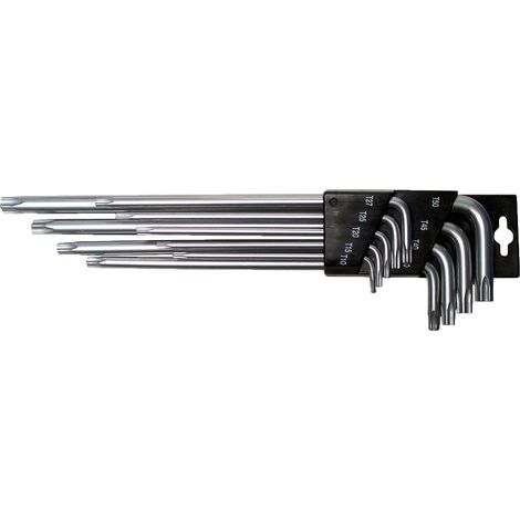 SW-Stahl 5-Stern Winkelschlüssel 9-teilig T10 - T50, 04494L