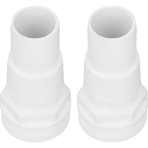Lntyq – Adaptateur tuyau de pompe filtre piscine 1-1/2 pouce filetage mâle – Matériau plastique durable – Installation simple et connexion stable