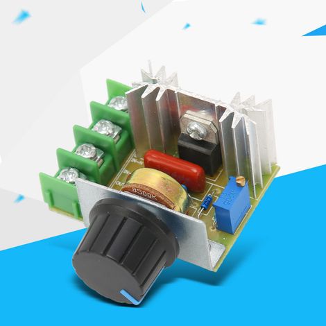 Elektronisches 220V 2000W Thyristor-Spannungsreglermodul mit hoher Leistung, Dimmer, Drehzahl- und Temperaturregelung (1/5)