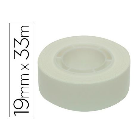 Ruban adhésif - APLI-AGIPA - 19 mm x 33 m - Déroulement silencieux - Blanc - Adhésif sans solvant