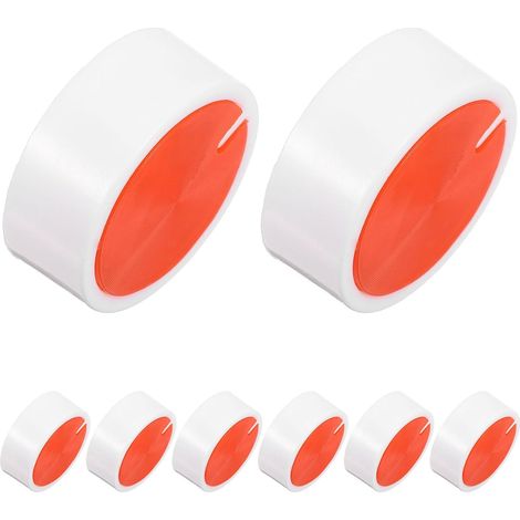 Kit de 8 Boutons de Réglage en Plastique pour Radiateur Électrique Sélecteur de Mode de Chauffage Solide pour Maison et Bureau (1/5)