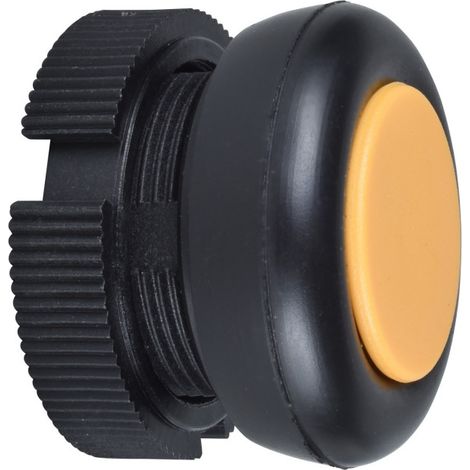 Harmony XAC - tête bouton poussoir - capuchonné - jaune (XACA9415) (1/3)