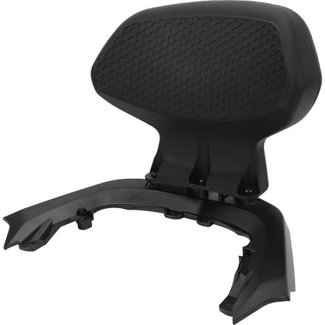 Dossier de Passagers de Moto, Support Lombaire Confortable, Coussin de sécurité, Noir, éponge Haute densité + Alliage D'aluminium, ajusté pour XMAX300 2023-2024, avec Support de (1/4)