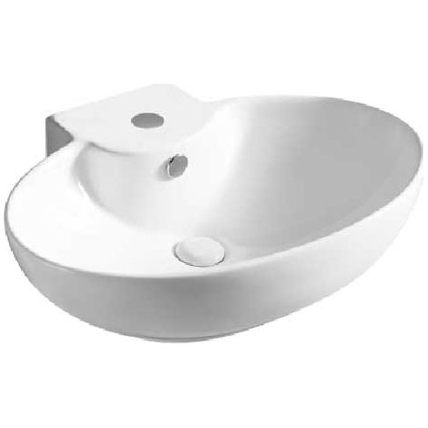 Lavabo sobre encimera LA39 - Blanco (1/2)
