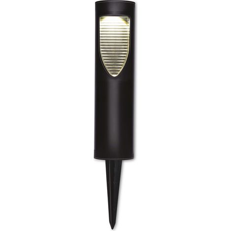 GRUNDIG LED-Solarleuchte warmweiß, mit Erdspieß, schwarz (1/2)