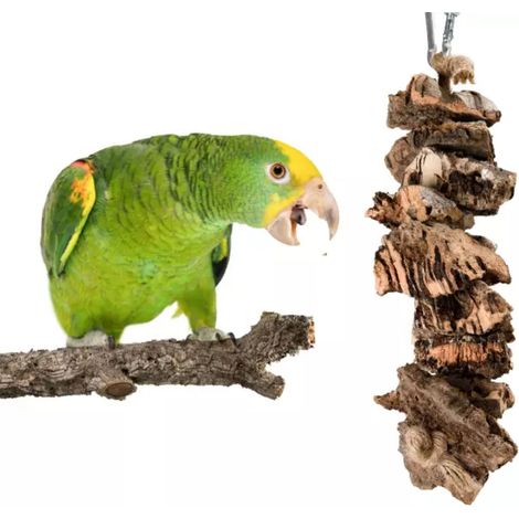 BioChews Golosina masticable de corteza de roble y corcho natural para loros S (1/5)