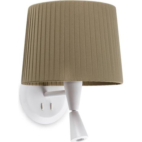 Faro SAMBA - Lampada da lettura Lampada da parete Bianco, Verde, E27 (1/4)
