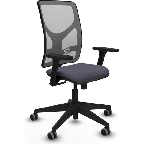 Silla de oficina piqueras y crespo Motilla negro cómoda ajustable (1/2)