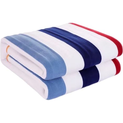 Couverture Électrique - Flanelle Non Tissée Brossée - Protection Anti-Surchauffe - 150 x 70 cm ou 150 x 120 cm - Usage Intérieur (1/3)