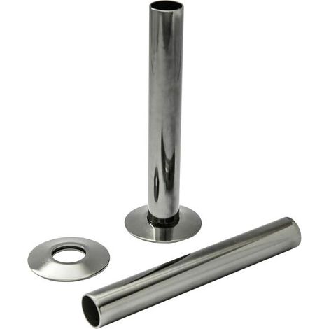 Heatwave 130mm Decorative Pipe Sleeve Kit Black Nickel
