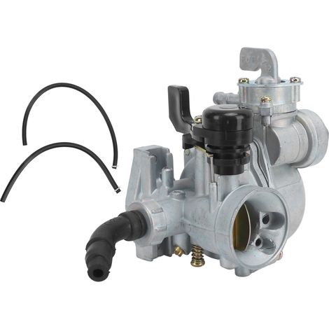 Ortviai Carburateur manuel avec commande de starter pour Honda C50/C70/C90 (1980–1983), diamètre 17 mm, alliage d’aluminium