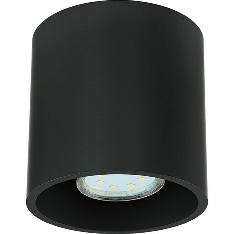 Deckenspot GU10 Schwarz Aluminium Modern Küche Flur Beleuchtung Strahler Deckenlampe