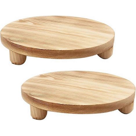 Support de présentation en bois, socle pour pot de fleurs, rehausseur (1/5)